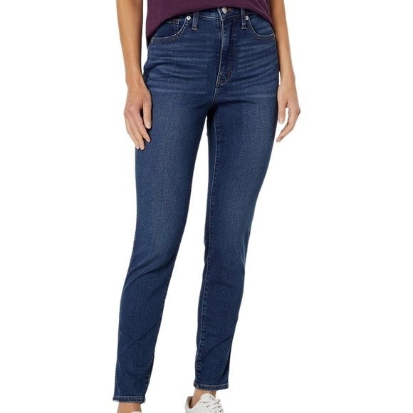 Madewell Curvy High Rise Skinny Jeans In Coronet Wash Size 26 - Picture 1 of 11